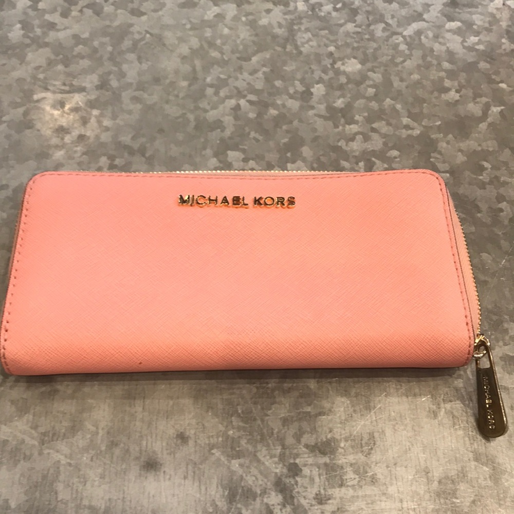 Michael Kors zip around wallet